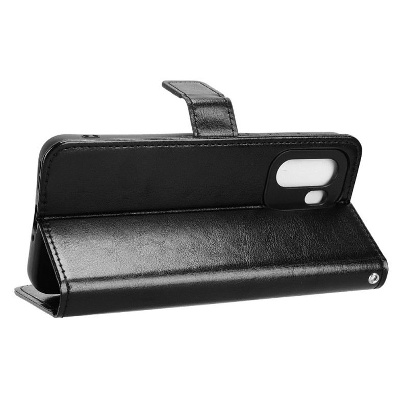 Lederhüllen Oneplus 15r Handyhülle Auffälliges Kunstleder