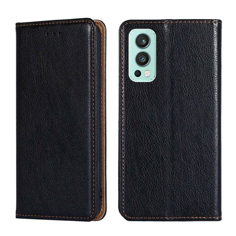 Schutzhülle Für OnePlus Nord 2 5G Flip Case Vintage-lederstil