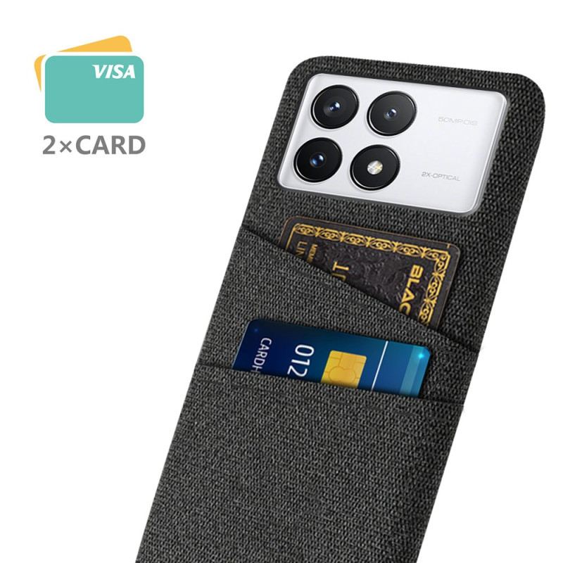 Hülle Poco X6 Pro 5g Kartenhalter Aus Stoff
