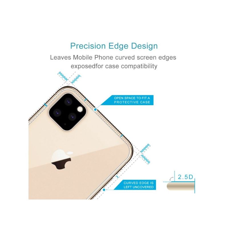 2 Rückseite Aus Gehärtetem Glas Für Das iPhone 11 Pro