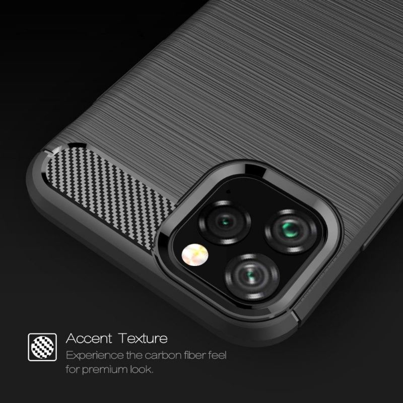 Handyhülle Für iPhone 11 Pro Gel Gebürstet