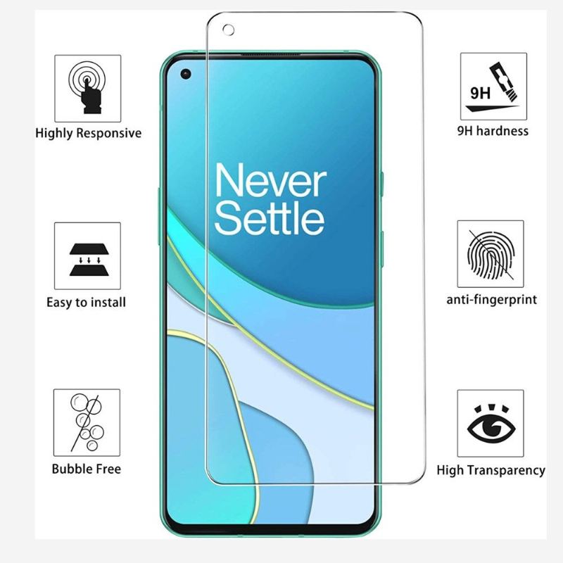 Oneplus 8T Gehäuse + Schutzfolien Aus Gehärtetem Glas