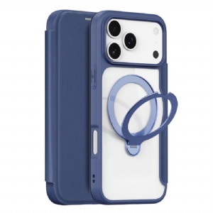 Flip Case Für iPhone 17 Pro Max Magsafe Mit Skin X Pro Serie Dux Ducis Halterung