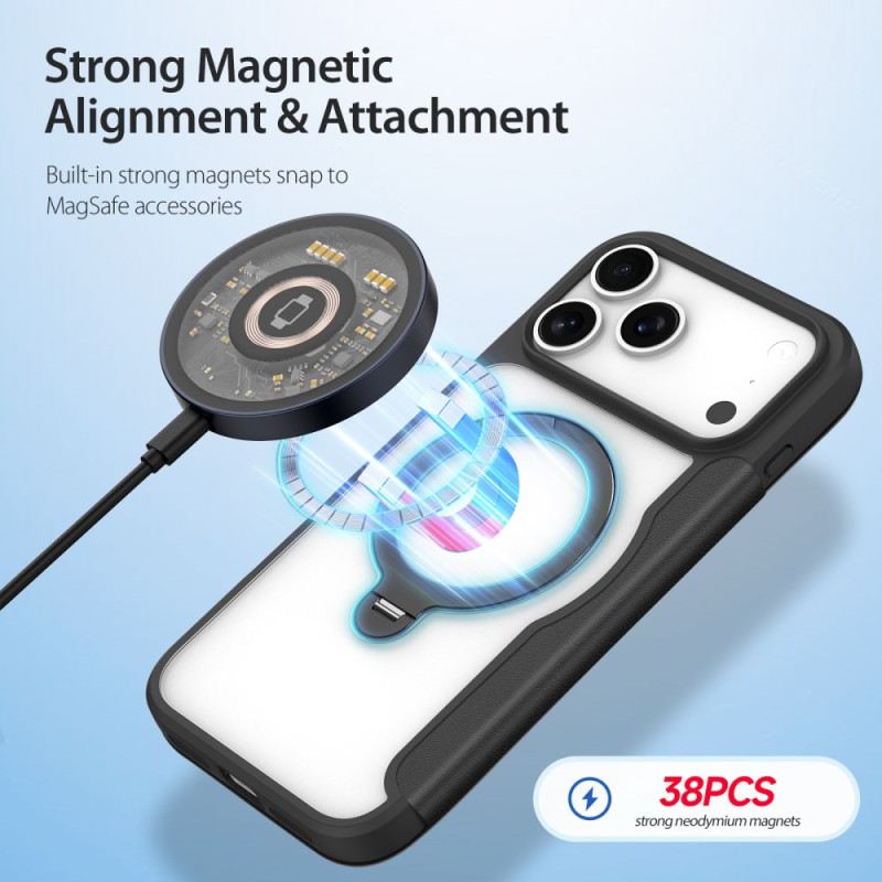 Flip Case Für iPhone 17 Pro Max Magsafe Mit Skin X Pro Serie Dux Ducis Halterung