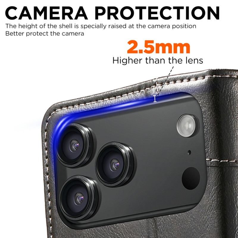 Flip Case Für iPhone 17 Pro Max Vintage Suteni