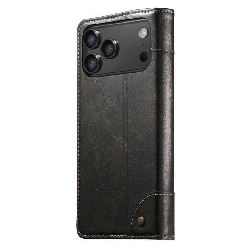 Flip Case Für iPhone 17 Pro Max Vintage Suteni