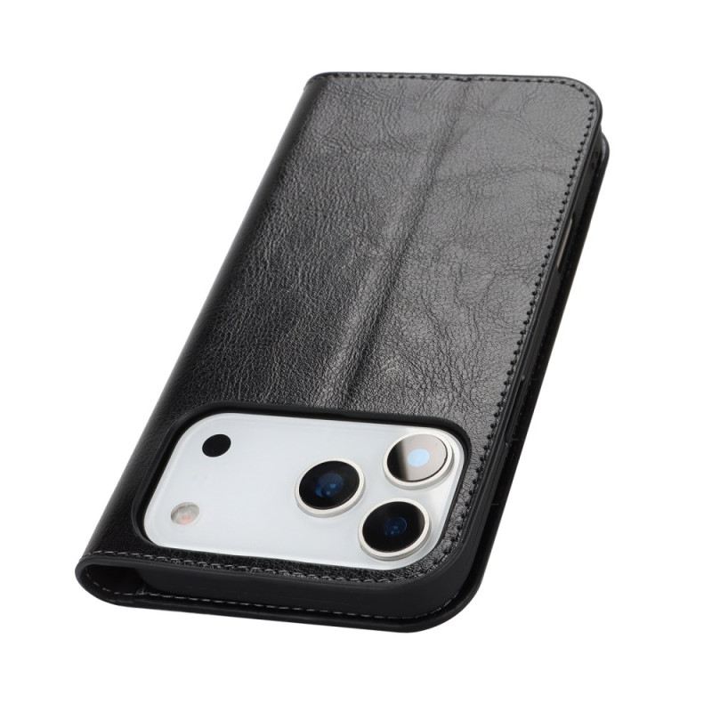 Flip Case iPhone 17 Pro Max Echtleder