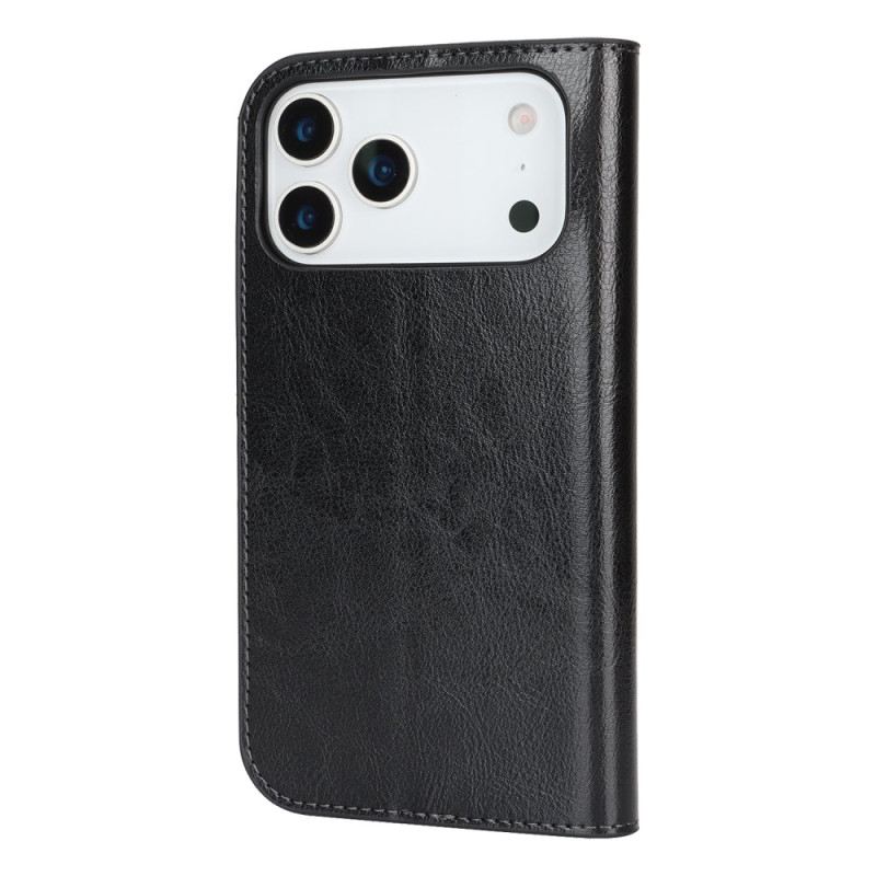 Flip Case iPhone 17 Pro Max Echtleder