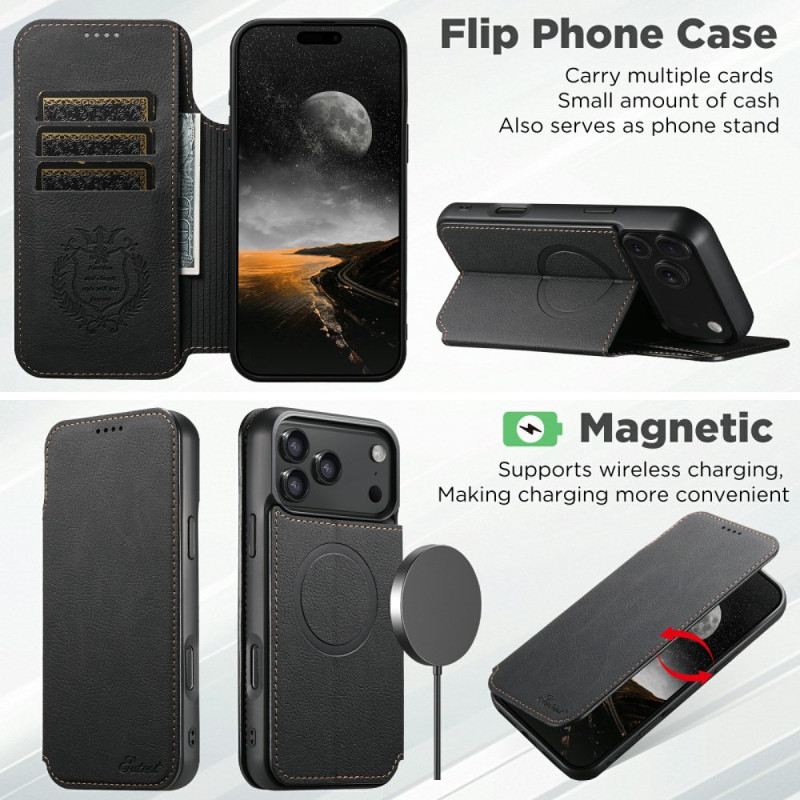 Flip Case iPhone 17 Pro Max Magsafe Kompatibel Suteni