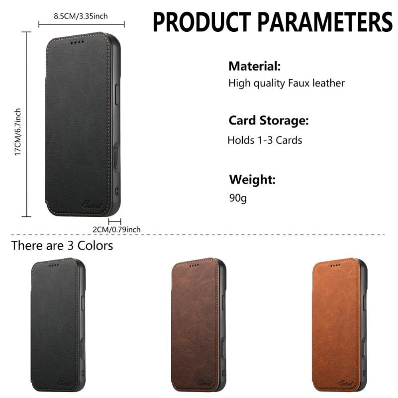 Flip Case iPhone 17 Pro Max Magsafe Kompatibel Suteni