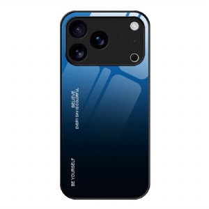 Hülle Für iPhone 17 Pro Max Be Yourself Gehärtetes Glas