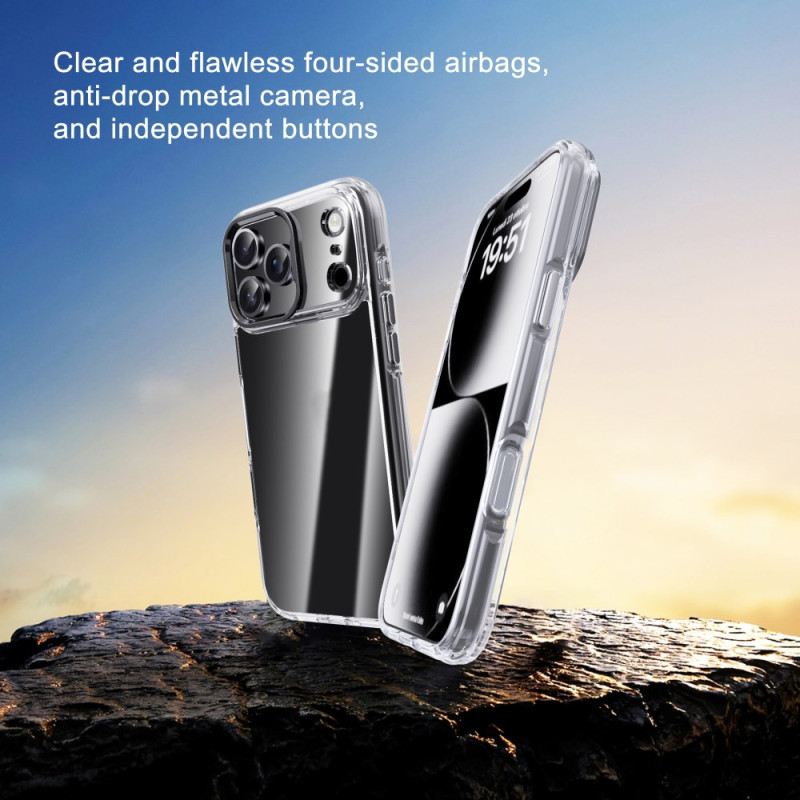 Hülle Für iPhone 17 Pro Max Ipaky Transparenter Metall-linsenrahmen