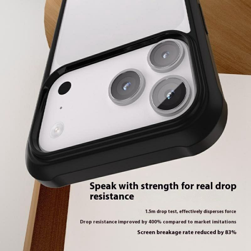 Hülle iPhone 17 Pro Max Handyhülle Doppelseitige Transparente Hülle