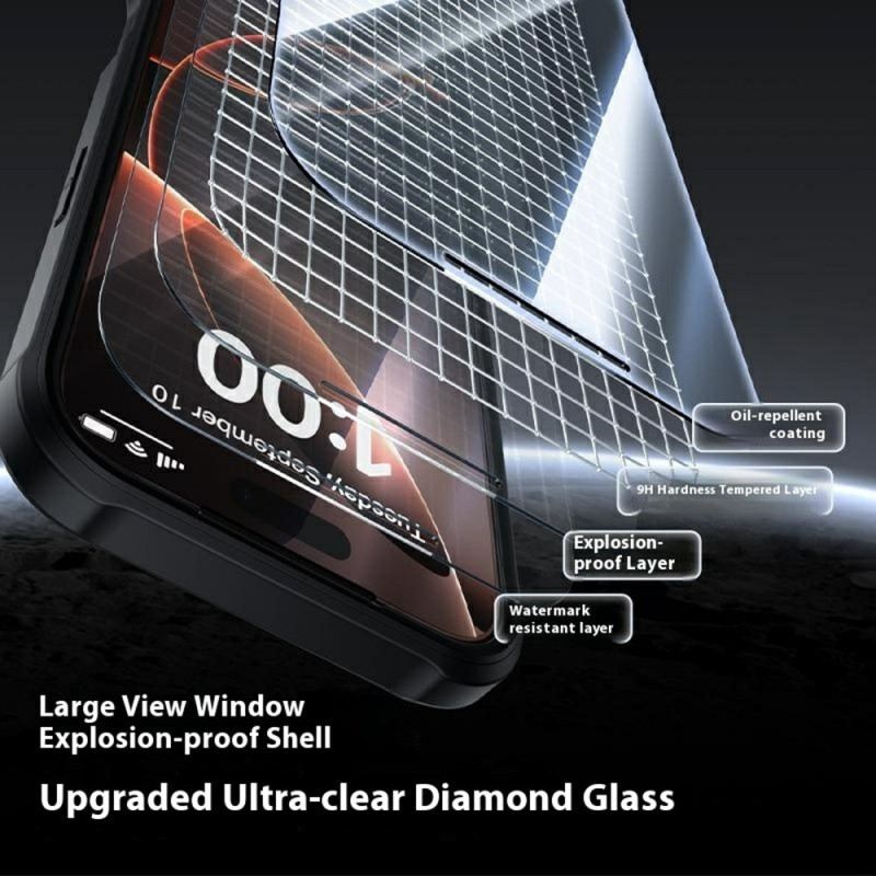 Hülle iPhone 17 Pro Max Handyhülle Doppelseitige Transparente Hülle