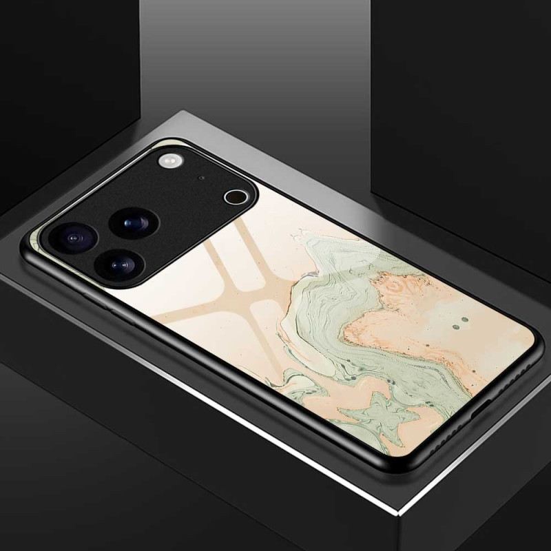 Hülle iPhone 17 Pro Max Handyhülle Gehärtetes Glas Mit Aufgemaltem Muster