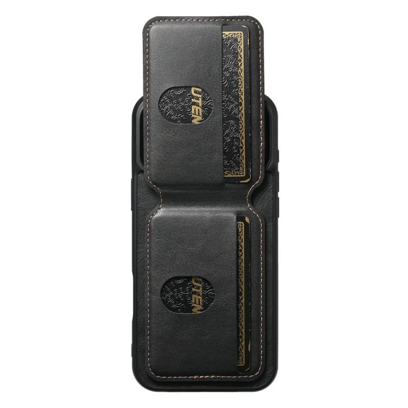 Hülle iPhone 17 Pro Max Handyhülle Kartenhalter Mit Gewachster Textur Suteni