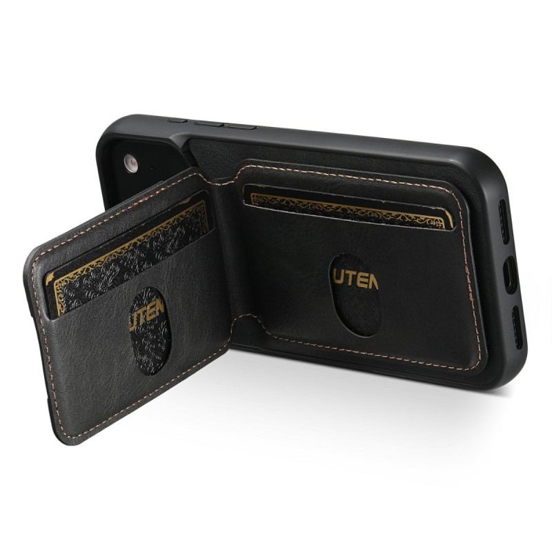 Hülle iPhone 17 Pro Max Handyhülle Kartenhalter Mit Gewachster Textur Suteni