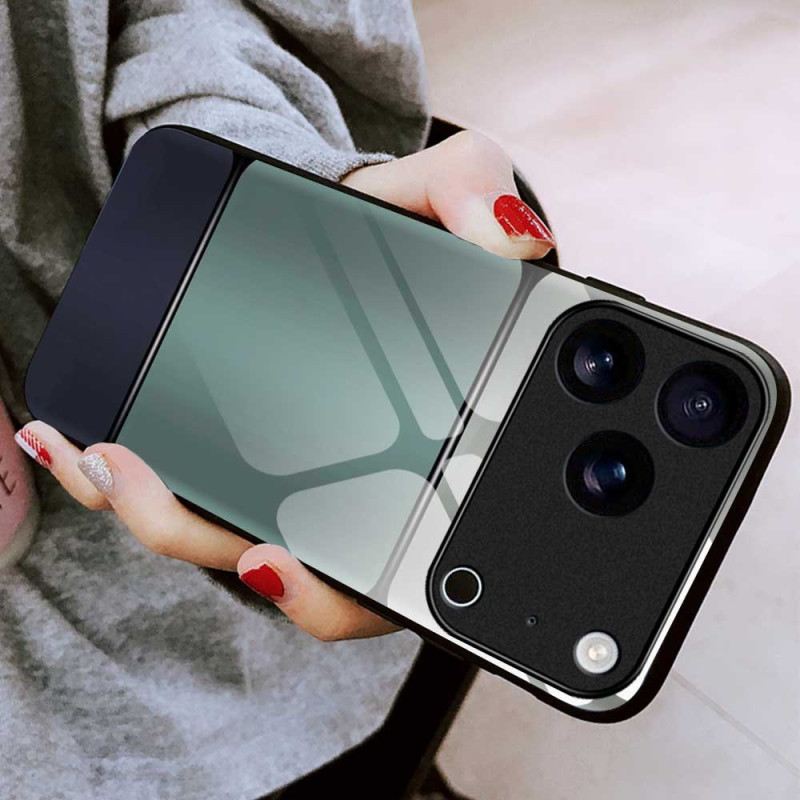 Hülle iPhone 17 Pro Max Handyhülle Zweifarbiges Sicherheitsglas