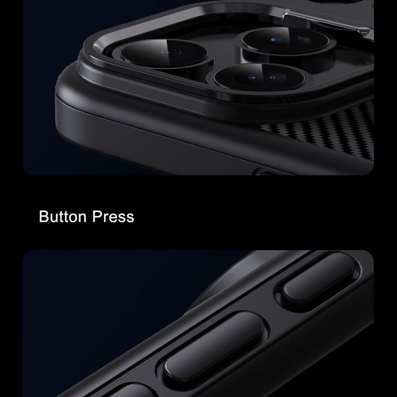 Hülle iPhone 17 Pro Max Ipaky Carbonfaser