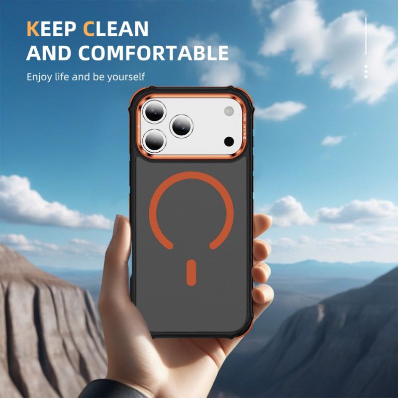 Hülle iPhone 17 Pro Max Kompatible Magsafe-objektivhalterung Schwarz