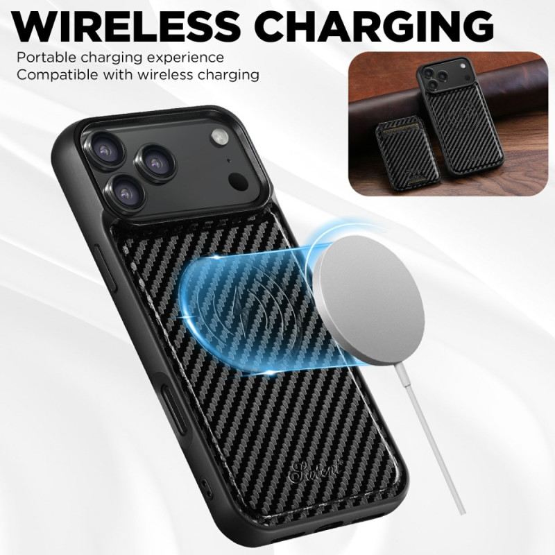 Hülle iPhone 17 Pro Max Magsafe-kompatibler Abnehmbarer Kartenhalter