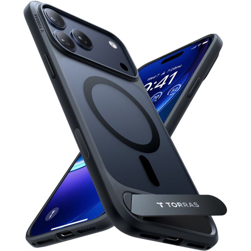 Hülle iPhone 17 Pro Max Magsafe Premium-design Mit Integriertem Ständer