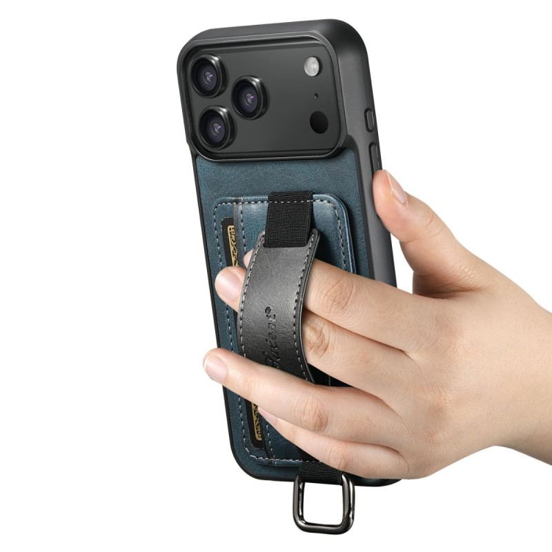 Hülle iPhone 17 Pro Max Suteni Kartenhalter Und Gurt