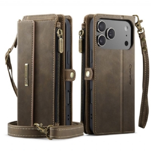 Lederhüllen Für iPhone 17 Pro Max Caseme Geldbörse