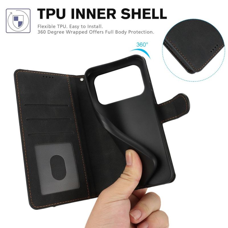 Lederhüllen Für iPhone 17 Pro Max Mit Geldbörse Und Ständer