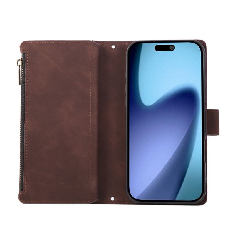 Lederhüllen iPhone 17 Pro Max Geldbörse In Wildlederoptik