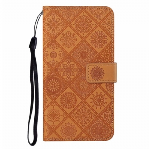 Lederhüllen iPhone 17 Pro Max Handyhülle Patchwork