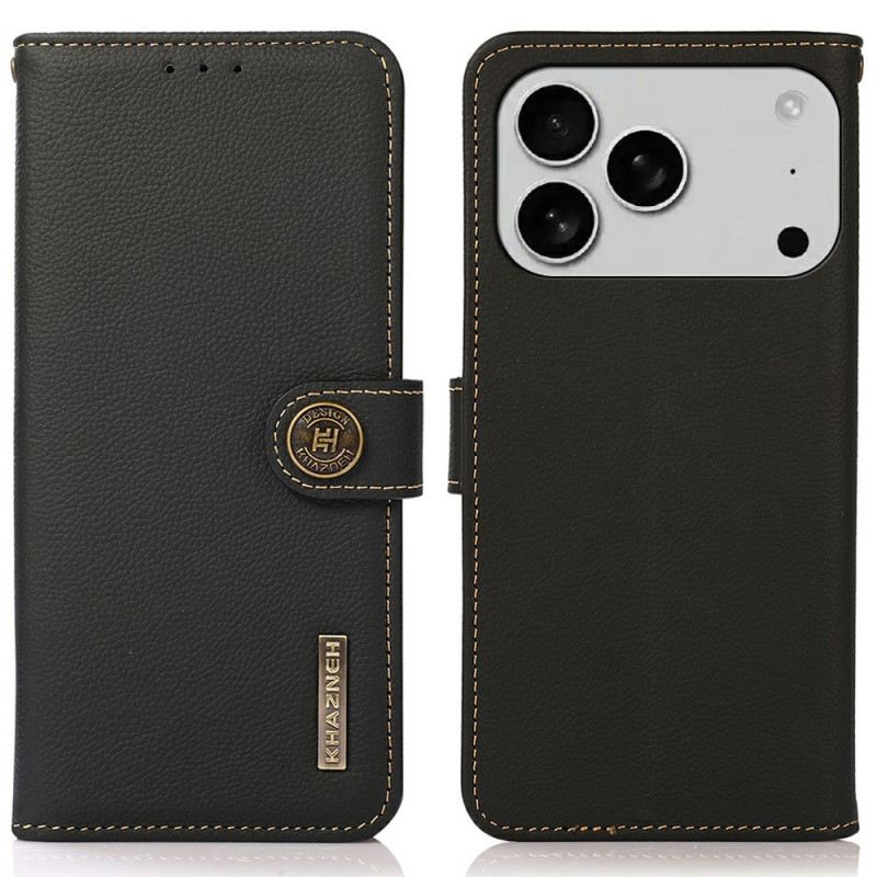 Lederhüllen iPhone 17 Pro Max Klassisch Khazneh