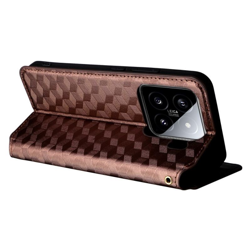 Flip Case Für Xiaomi 15 Pro 3d-muster