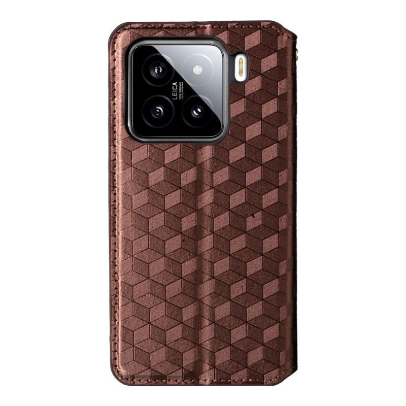 Flip Case Für Xiaomi 15 Pro 3d-muster