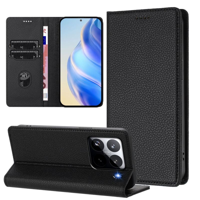 Flip Case Xiaomi 15 Pro Rfid-blockierendes Kunstleder