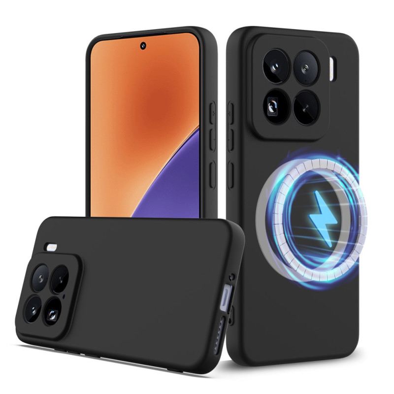 Hülle Für Xiaomi 15 Pro Magsafe-kompatibles Flüssigsilikon Mit Band