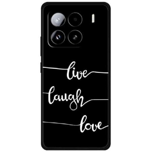 Hülle Xiaomi 15 Pro Handyhülle Stoßfestes Tpu-druckmuster – Lebe Lache Liebe