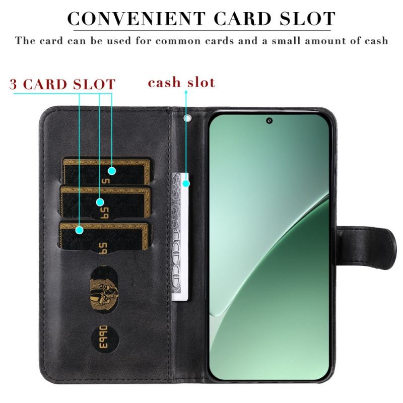 Lederhüllen Für Xiaomi 15 Pro Geldbörse Mit Reißverschluss