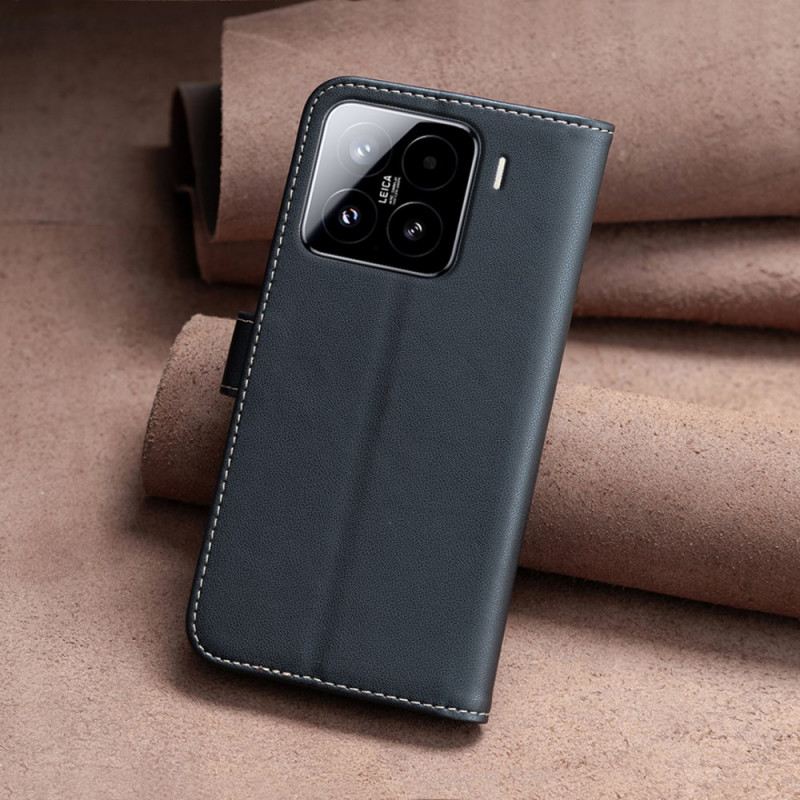 Lederhüllen Xiaomi 15 Pro Handyhülle Binfen Color