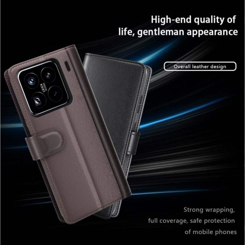 Lederhüllen Xiaomi 15 Pro Handyhülle Echtleder