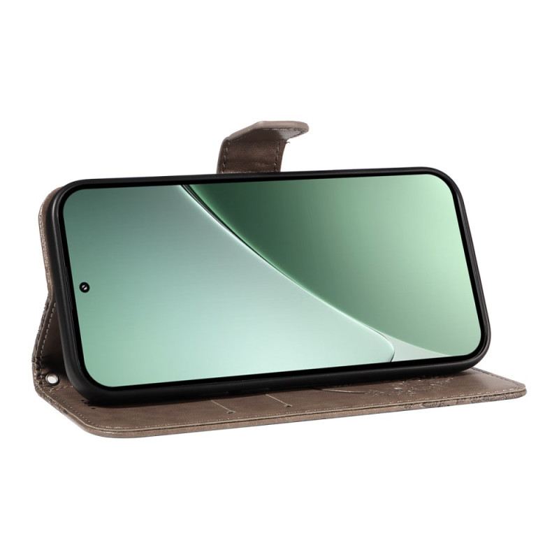 Lederhüllen Xiaomi 15 Pro Handyhülle Schmetterlingsdesign