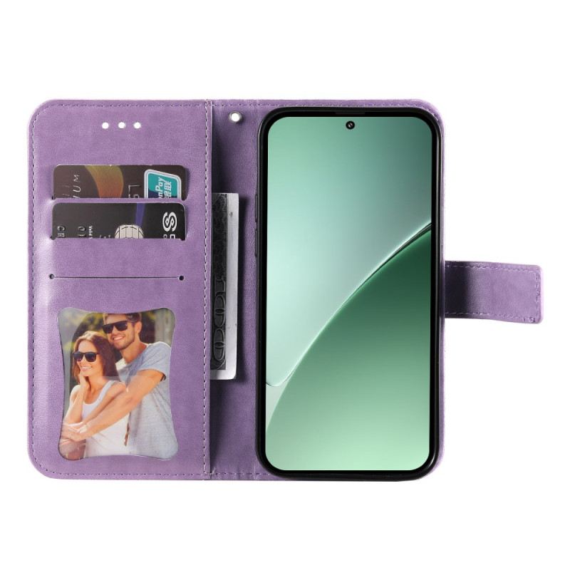 Lederhüllen Xiaomi 15 Pro Mandala-muster