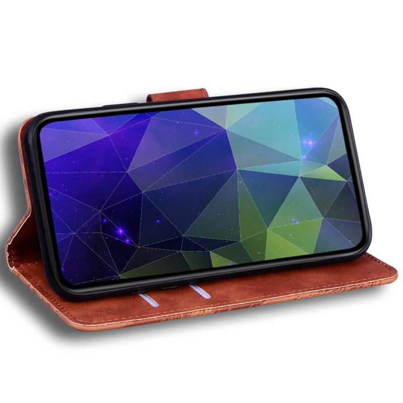 Lederhüllen Xiaomi 15 Pro Schmetterlings-wildlederoptik