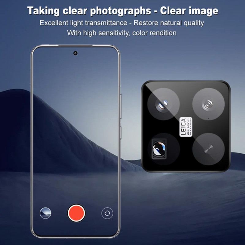 Linsenschutzfolie Aus Gehärtetem Glas Für Xiaomi 15 Pro Mit Selbstanpassendem Rahmen