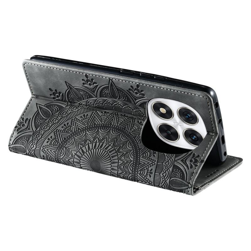 Flip Case Poco X7 5g Mandala-wildleder Effekt