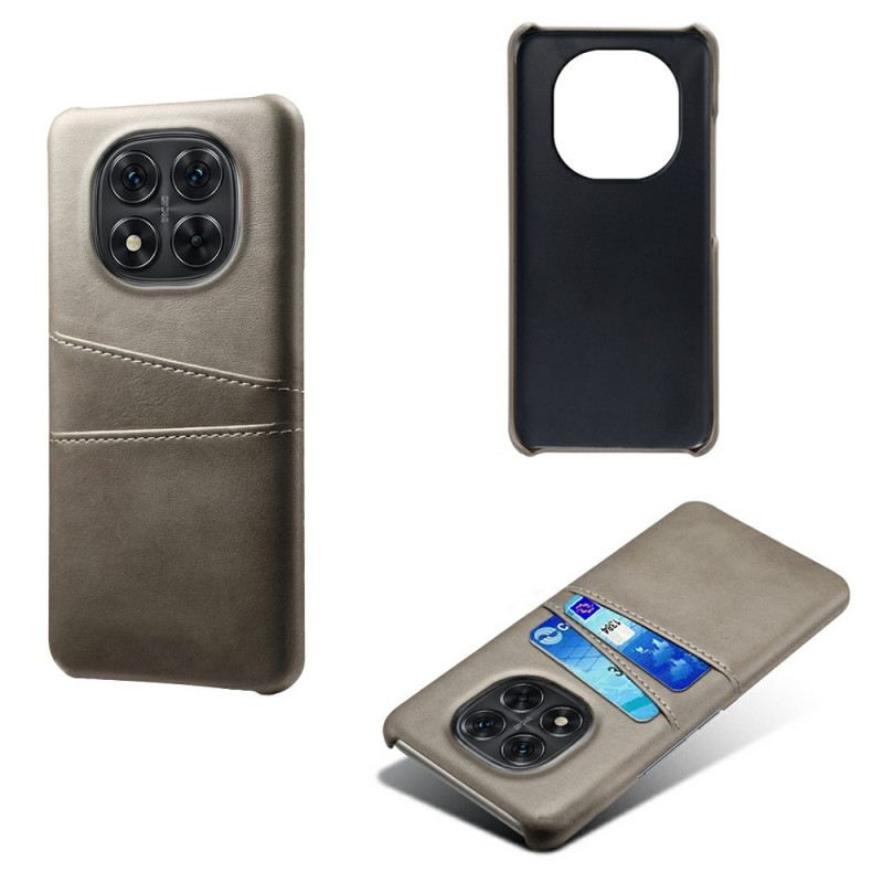 Hülle Für Poco X7 5g Doppelter Kartenhalter In Lederoptik