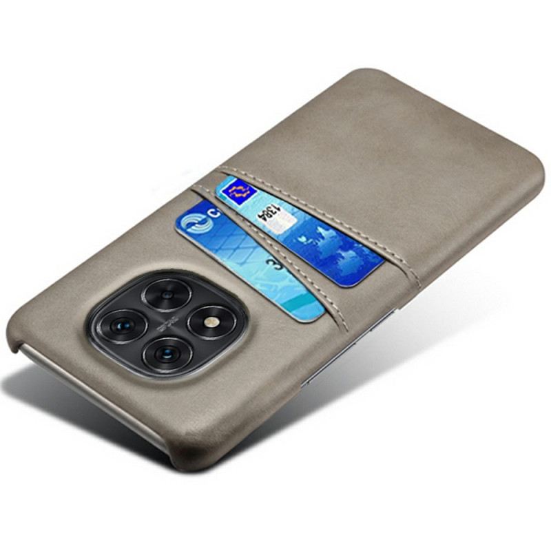 Hülle Für Poco X7 5g Doppelter Kartenhalter In Lederoptik