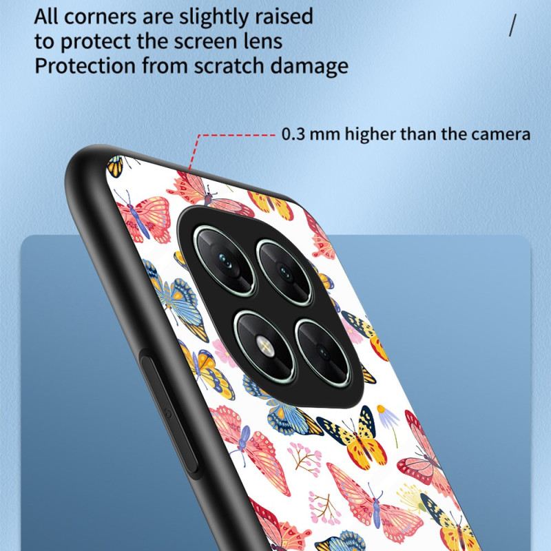 Hülle Für Poco X7 5g Schmetterlingsmuster