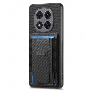 Hülle Für Poco X7 5g Ständer Und Kartenhalter Aus Carbonfaser