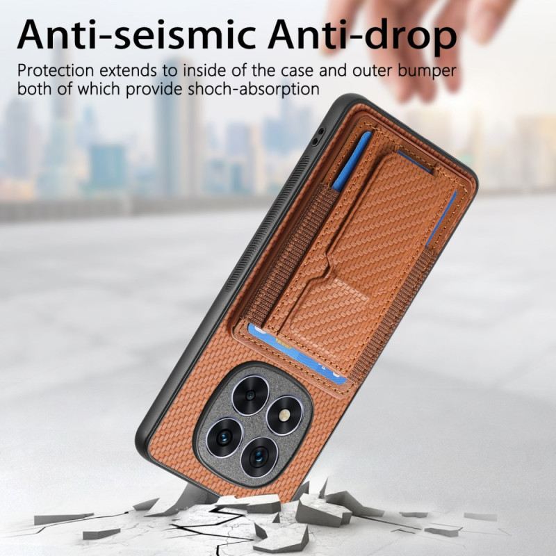 Hülle Für Poco X7 5g Ständer Und Kartenhalter Aus Carbonfaser